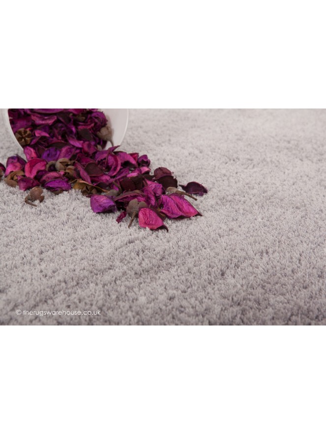 Velvet Silver Rug - 4