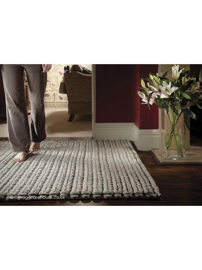 Urbane Silver Grey Rug - 2