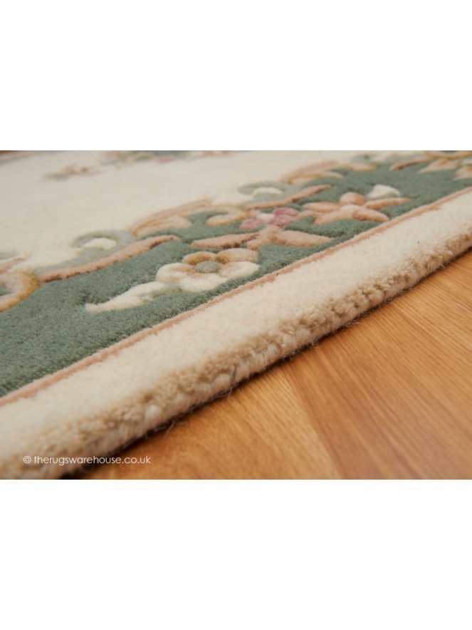 Royal Ivory Green Rug - 3