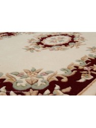 Royal Ivory Red Rug - Thumbnail - 4