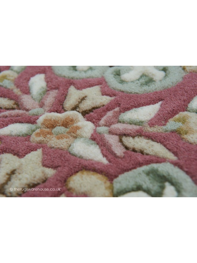 Royal Ivory Rose Rug - 4