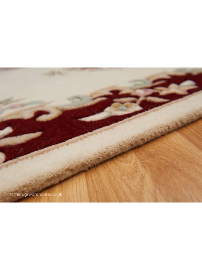 Royal Ivory Red Rug - 3