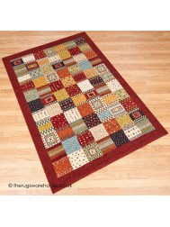 Quilt Dark Mix Rug - Thumbnail - 2