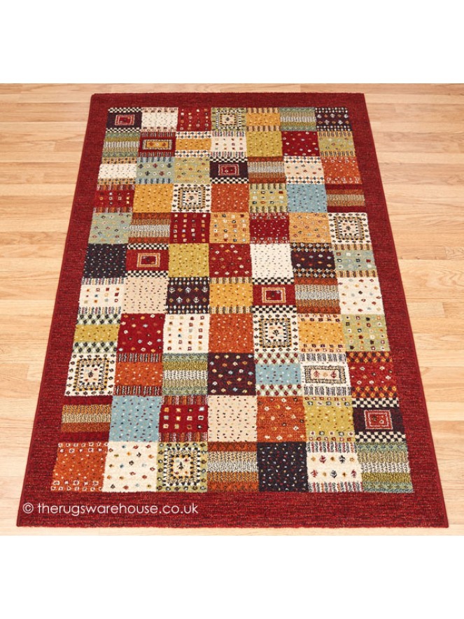 Quilt Dark Mix Rug - 3