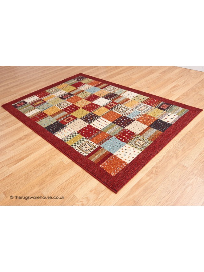 Quilt Dark Mix Rug - 7