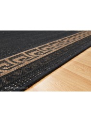 Greek Key Black Rug - Thumbnail - 4