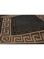 Greek Key Black Rug - Thumbnail - 5