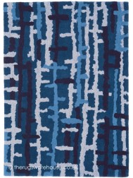 Ripley Blue Rug - Thumbnail - 4