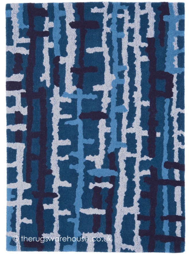 Ripley Blue Rug - 4