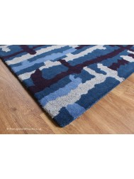 Ripley Blue Rug - Thumbnail - 3