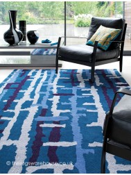 Ripley Blue Rug - Thumbnail - 2