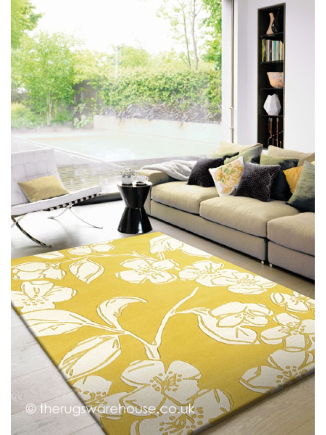 Devore Yellow Rug - 2