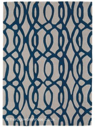 Wire Blue Rug - Thumbnail - 7