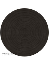 Eden Dark Grey Circle Rug - Thumbnail - 4