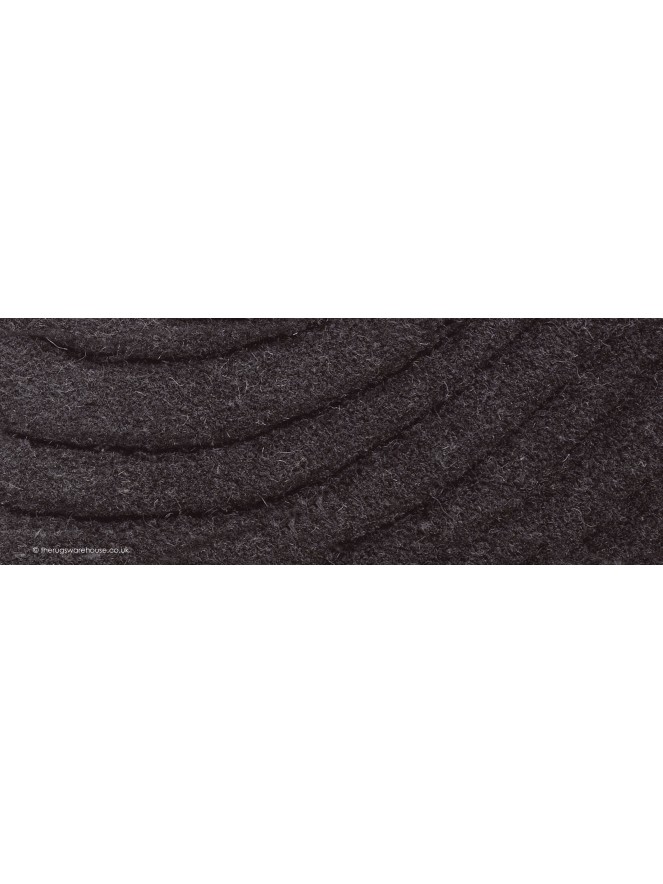 Eden Dark Grey Circle Rug - 3