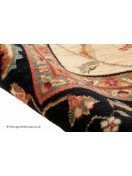 Patina Ivory Black Rug - Thumbnail - 5