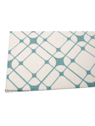 Linear Turquoise Rug - Thumbnail - 3