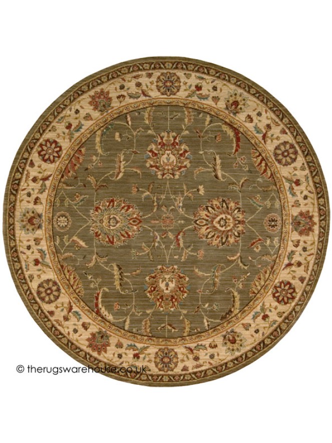 Patina Green Circle Rug - 4