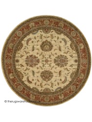 Patina Ivory Terra Circle Rug - Thumbnail - 4