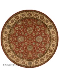 Tigris Rust Circle Rug - Thumbnail - 4