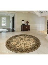 Tigris Beige Circle Rug - Thumbnail - 2