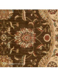 Patina Brown Circle Rug - Thumbnail - 3