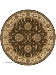 Patina Brown Circle Rug - Thumbnail - 4