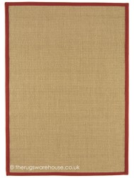 Sisal Linen Red Rug - Thumbnail - 7