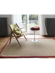 Sisal Linen Red Rug - Thumbnail - 2