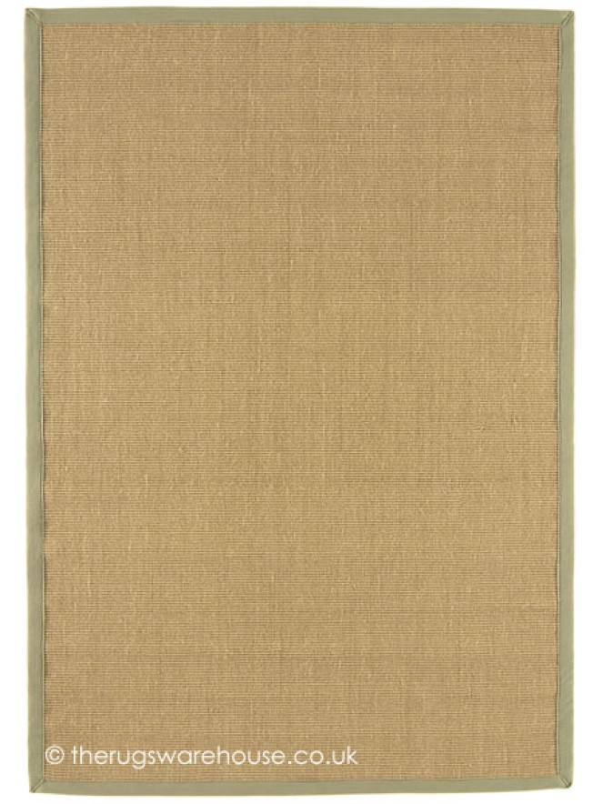 Sisal Linen Sage Rug - 7