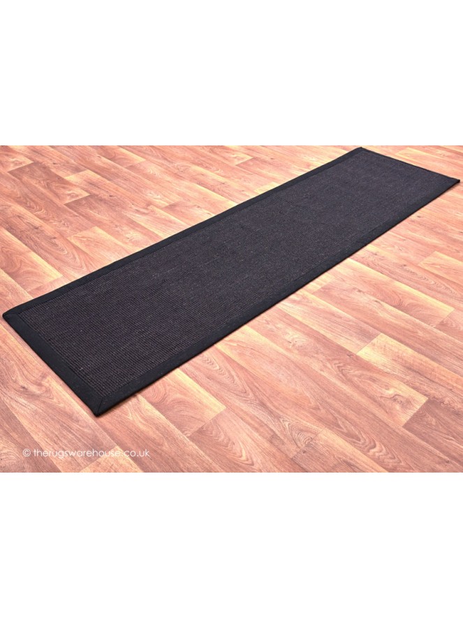 Sisal Black Runner - 8