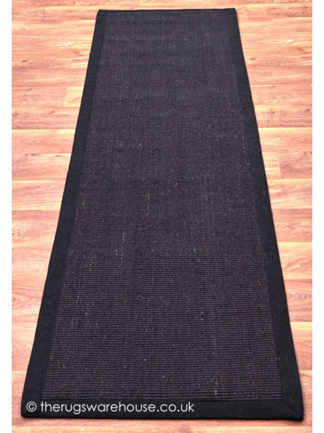 Sisal Black Runner - 3