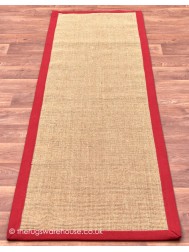 Sisal Linen Red Runner - Thumbnail - 3