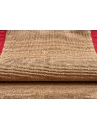 Sisal Linen Red Runner - Thumbnail - 5