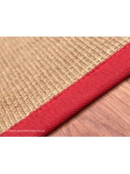 Sisal Linen Red Runner - Thumbnail - 4