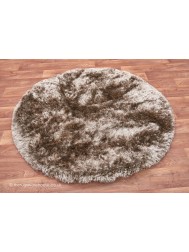 Plush Taupe Circle Rug - Thumbnail - 2