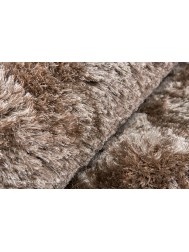 Plush Taupe Circle Rug - Thumbnail - 4