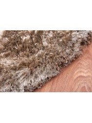 Plush Taupe Circle Rug - Thumbnail - 3