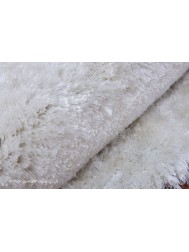 Plush White Circle Rug - Thumbnail - 4