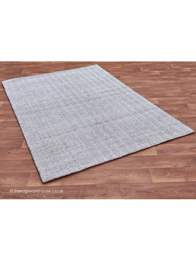 Ives Black White Rug - 3