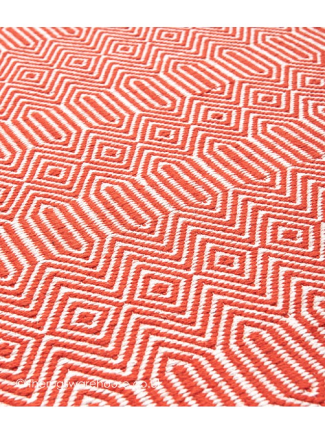 Sloan Orange Rug - 6