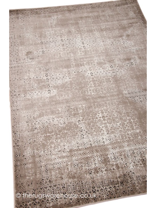 Patch Stripes Beige Rug - 5