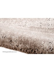 Patch Stripes Beige Rug - Thumbnail - 4