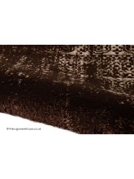 Patch Stripes Brown Rug - Thumbnail - 4