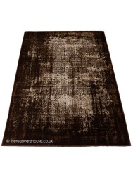 Patch Stripes Brown Rug - Thumbnail - 6