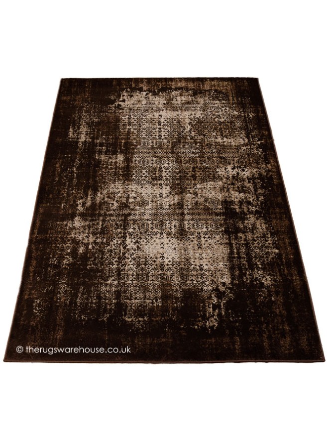 Patch Stripes Brown Rug - 6