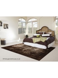 Patch Stripes Brown Rug - Thumbnail - 2