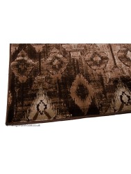 Rhombus Brown Rug - Thumbnail - 3