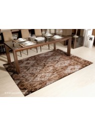 Rhombus Brown Rug - Thumbnail - 2