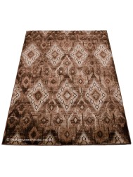 Rhombus Brown Rug - Thumbnail - 6